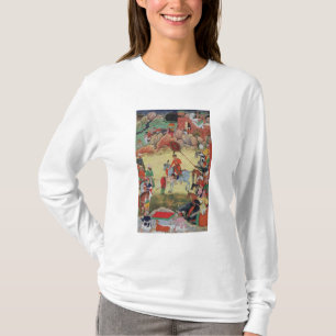 Adham Khan paying homage to Akbar at Sarangpur, Ce T-Shirt