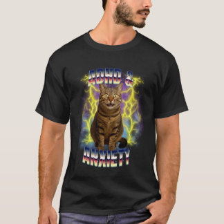 ADHD and Anxiety Neurodiversity Funny Silly Meme C T-Shirt