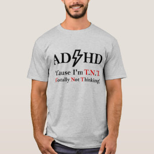 ADHD and Rock music. T-Shirt