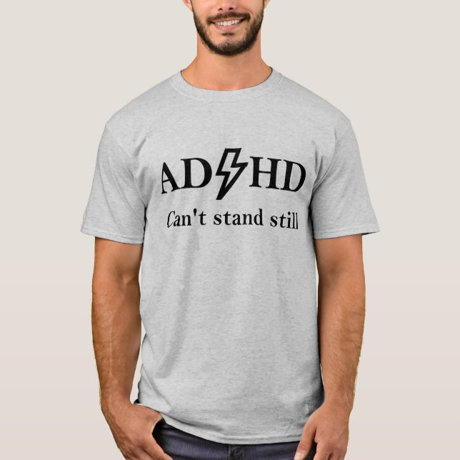 ADHD and Rock music. T-Shirt (Front)
