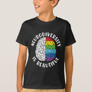 Adhd Autism Awareness Neurodiversity Is Beautiful T-Shirt