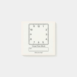 ADHD Autism Visual Time Blocking  Post-it Notes