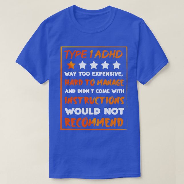 ADHD Awareness 19 T-Shirt (Design Front)