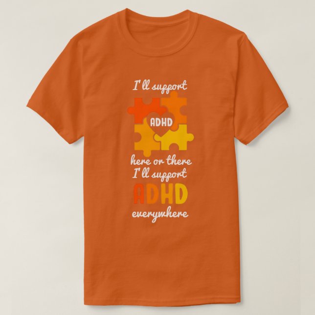 ADHD Awareness 24 T-Shirt (Design Front)