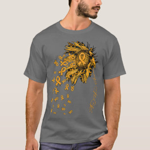ADHD Awareness Awareness Sunflower ribbon flowers  T-Shirt