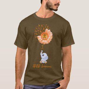 ADHD Awareness Faith Elephant Survivor Fighter  T-Shirt