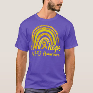 ADHD Awareness Hope Rainbow  T-Shirt