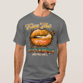 ADHD Awareness kiss me i'm survivor orange ribbon  T-Shirt