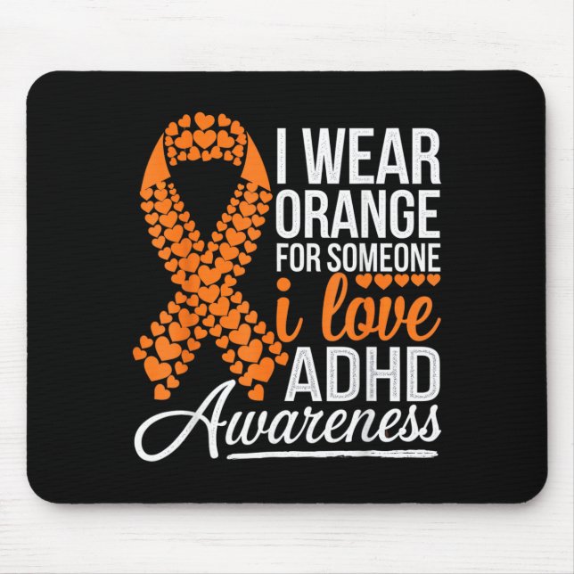 Adhd Awareness Month Adhd Embrace Neurodiversity Mouse Pad (Front)