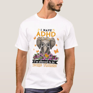 ADHD Awareness Month Ribbon Gifts T-Shirt