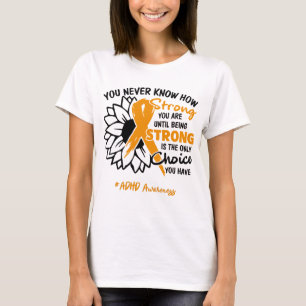 ADHD Awareness Ribbon Support Gifts T-Shirt