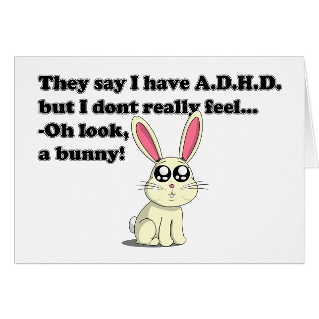 ADHD bunny (Front Horizontal)