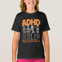 ADHD Dabbing Skeleton