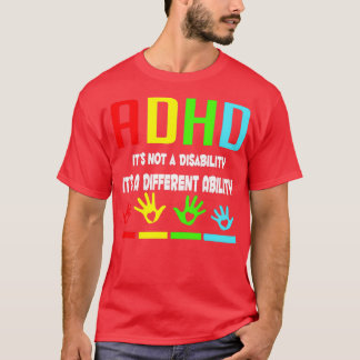 Adhd Different Ability Awareness Kids T-Shirt