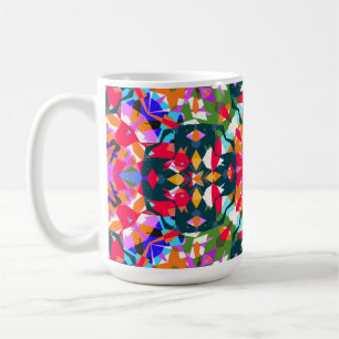 ADHD Dopamine Boost Positivity Pattern Colourful Coffee Mug