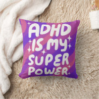 ADHD is my Superpower Cheerful Fun Bubble Letters