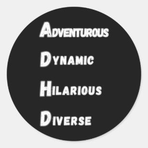 Adhd Mental Health Awareness Empowering Sticker