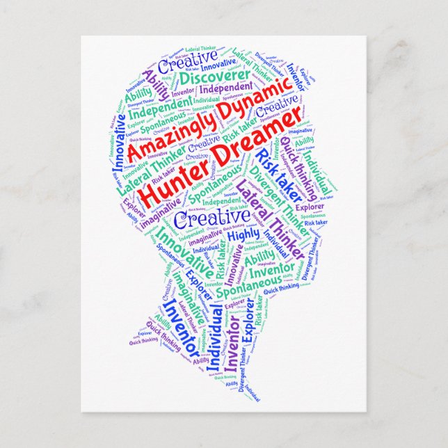 ADHD Motivational Creative Postcard Inspirational (Front)