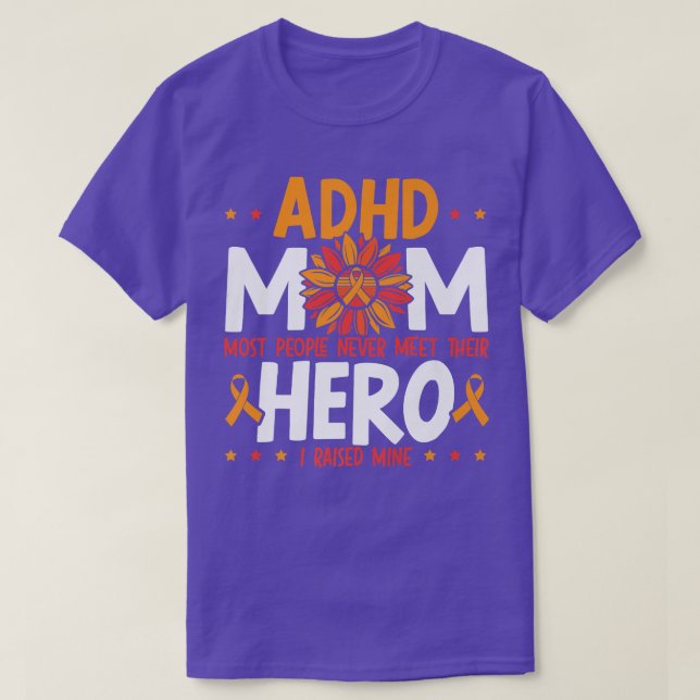 ADHD Mum ADHD Awareness Embrace Neurodiversity Pre T-Shirt (Design Front)