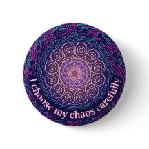 ADHD Neurodivergent Choose My Chaos Mandala Art