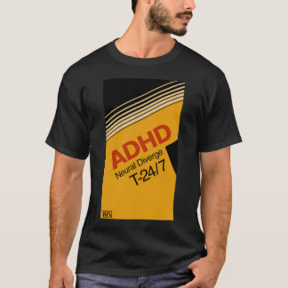 Adhd Video Cassette Vhs Neural Divergent T-Shirt