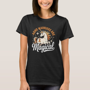 ADHD Warrior Magical Unicorn Awareness T-Shirt
