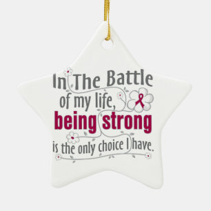 Adhesions In The Battle Ceramic Tree Decoration