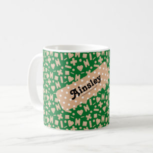 Adhesive Bandage Assortment Personalised Coffee Mug