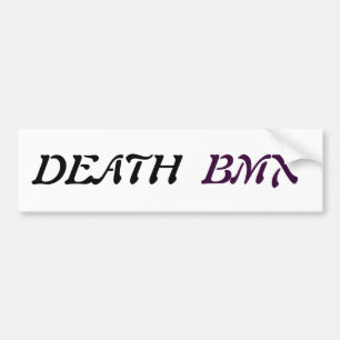 Adhesive Death Bmx Bumper Sticker