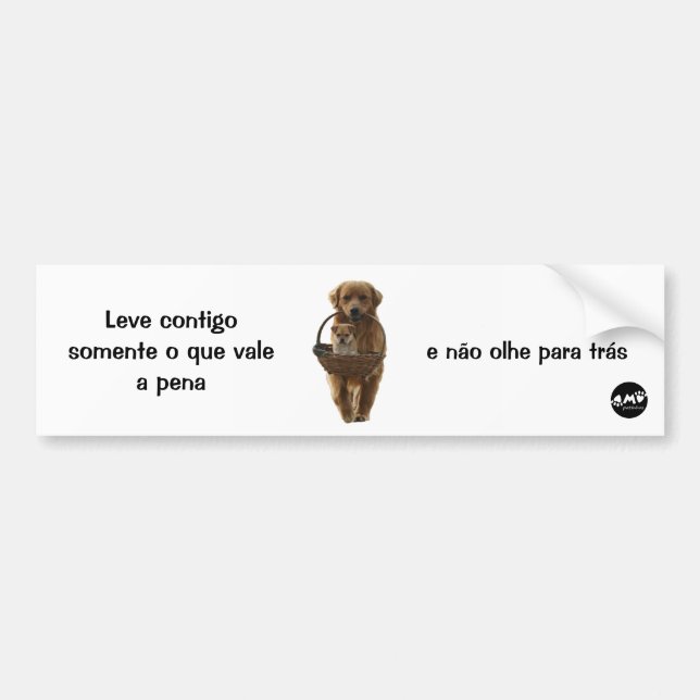 Adhesive for Cars Bumper Sticker (Front)