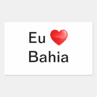 Adhesive I love Bahia Rectangular Sticker