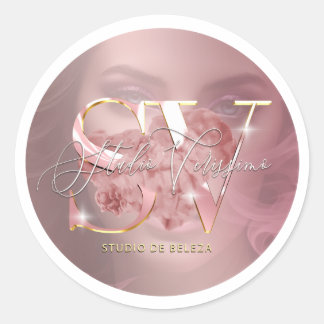 Adhesives and packaging classic round sticker