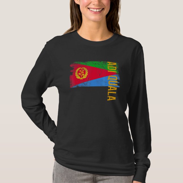 Adi Quala Eritrea For Eritrean Men Women And Kids T-Shirt (Front)