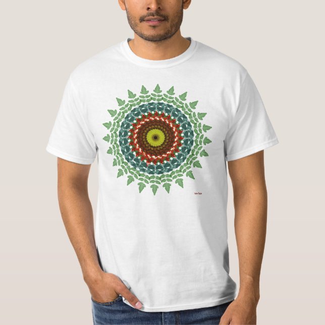 Adiantum Mandala T-Shirt (Front)