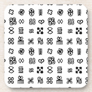 Adinkra African Symbols Coaster
