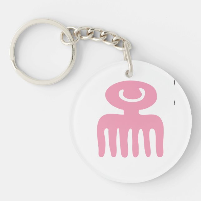 Adinkra Duafe Key Ring (Front)