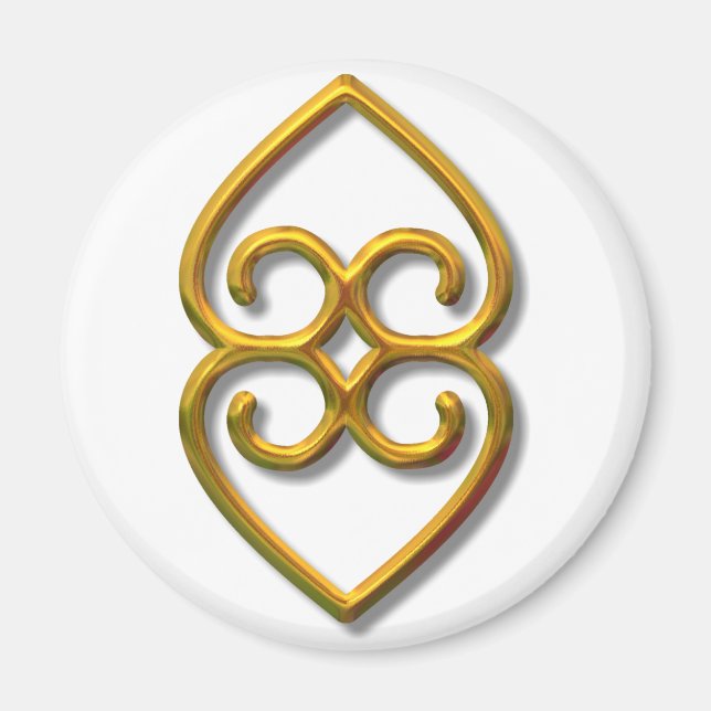 Adinkra-earth-gold Magnet (Front)