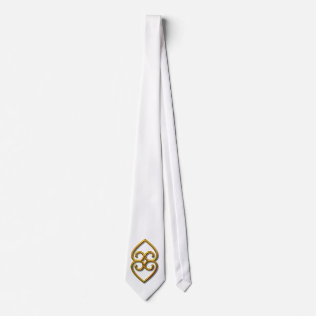 Adinkra-earth-gold Tie (Front)