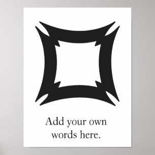 adinkra_fihankra BLK Poster