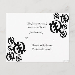 adinkra gye nyame (except for God) iii rsvp Card