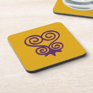 Adinkra Symbol (Sankofa) Coasters