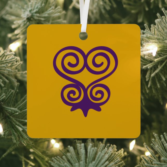 Adinkra Symbol (Sankofa) Metal Tree Decoration (Insitu)
