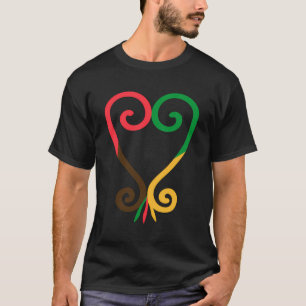 Adinkra Symbols Ghanaian Symbol Adinkra Codes Sank T-Shirt