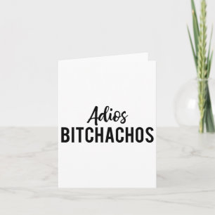 Adios Achos Funny Cinco De Mayo Party Fiesta Gift  Card