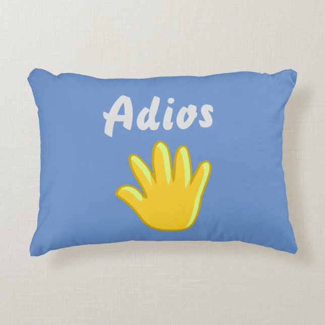 Adios                           decorative cushion (Front)