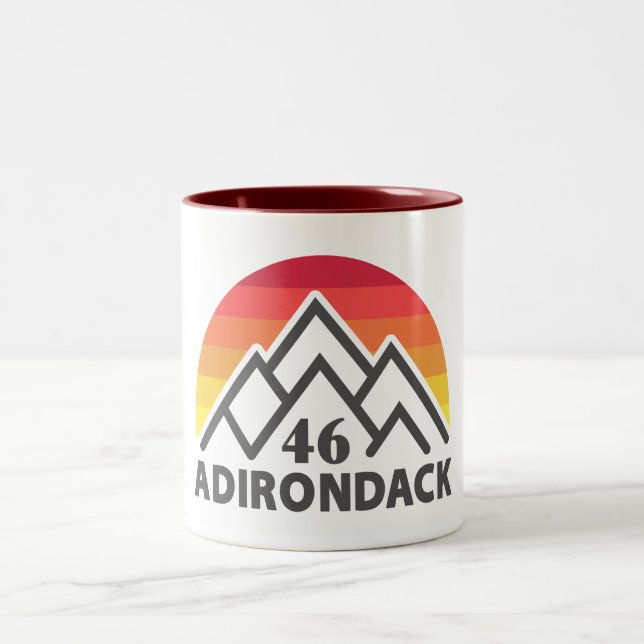 Adirondack 46 Rainbow Two-Tone Coffee Mug (Center)