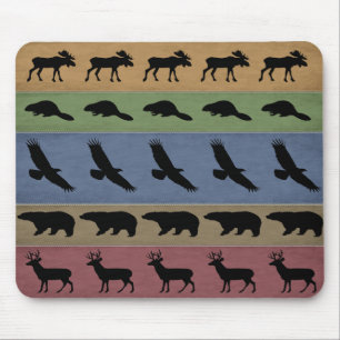 Adirondack Animals Mouse Pad