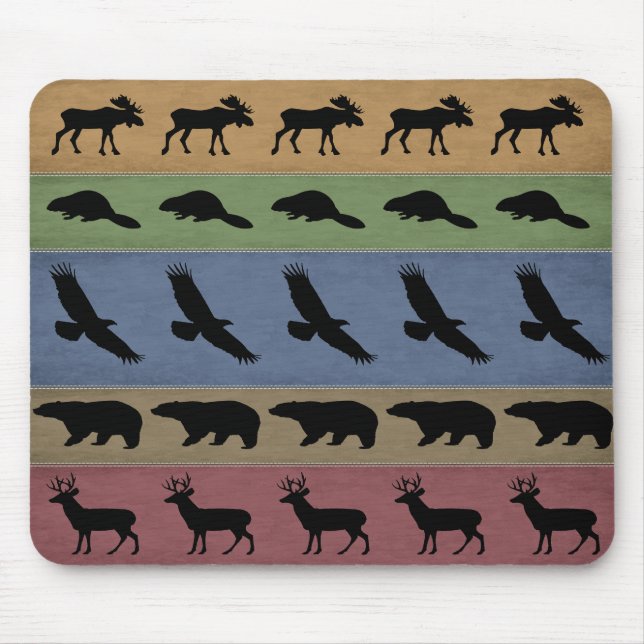 Adirondack Animals Mouse Pad (Front)