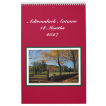Adirondack Autumn 18 Month Calendar