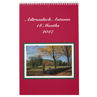 Adirondack Autumn 18 Month Calendar